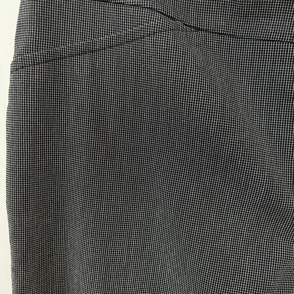 Charter Club pants black/white tiny check. Size 6